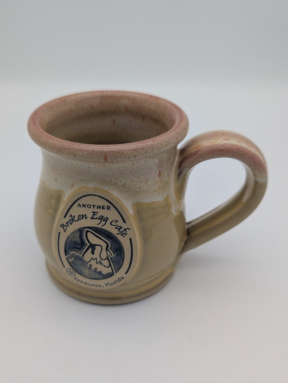 Deneen Pottery Stoneware Mug - Another Broken Egg Cafe - Sandestin, FL